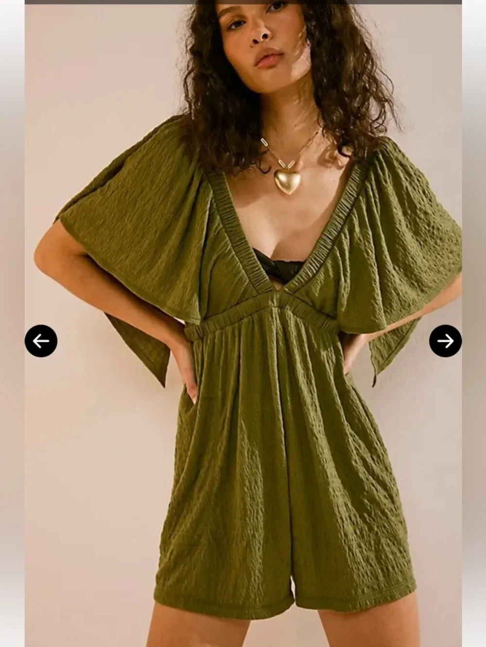 Free People Free est La La Romper~ Garden Snake small preowned